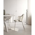 Kave Home YUNIA Corduroy Dining Chair, Beige