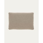 Kave Home BLOK Rectangle Cushion, Beige, 60x40cm