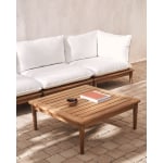 Kave Home Portitxol Solid Teak Wood Coffee Table