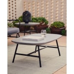 Kave Home Bramant Outdoor Coffee Table, Black