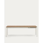 Kave Home Canyelles Dining Extendable Table, 180cm, White