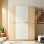 Linspire Evelyn Wardrobe , Natural & White