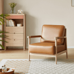 Linspire Bliss Armchair, Natural & Brown