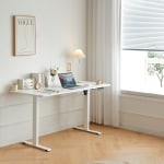 Linspire Ascend Electric Height Adjustable Standing Desk 1.2m, White