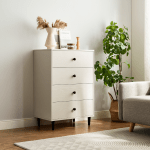 Linspire Fresko Chest of 4 Drawers, White