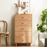 Linspire Fresko Chest of 5 Drawers, Natural