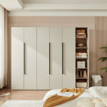 Linspire Stele 5-Door Wardrobe with Double Level Hanging