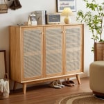 Linspire Naavah Solid Wood Shoe Cabinet