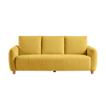 Linspire Aero 3-Seater Boucle Sofa, Yellow