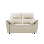 Linspire Quiver 2-Seater Leathaire Sofa Bed, Creamy White