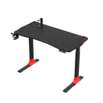 Loctek GET119-L Gaming Desk, Electric Height Adjustable, 1200x600mm, Black