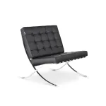 Mies Van Der Rohe Barcelona Chair Replica, 1-Seater
