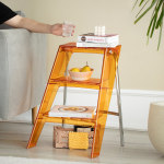 Merike Elevate Ladder Side Table, 44x52CM, Orange