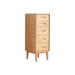 Solidwood Bailey Chest of 5 Drawers, 36x40CM, Oak