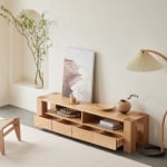 Solidwood Rayden TV Stand, 220x42CM, Oak