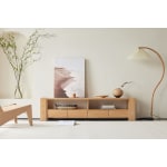 Solidwood Rayden TV Stand, 180x42CM, Oak