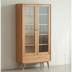 Solidwood Seattle Bookcase with Doors, 190cm