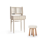 Solidwood Dolce Dressing Table with Stool