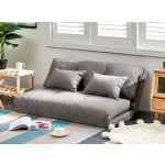 Urbana Japanese Futon Lounge Sofa Bed, Grey, 120cm