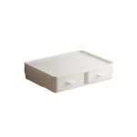 Zenlife Desktop Modular Drawer, with Multi Compartments, White, 24x18x6cm