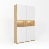 Light Wood, White