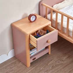 Boori Avalon Kids Bedside Table, Cherry and Almond