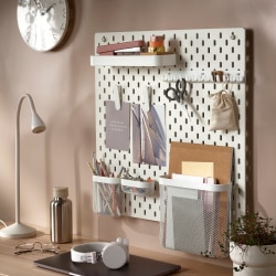 IKEA SKADIS Pegboard 56x56cm White