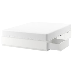 IKEA NORDLI Queen Bed Frame with storage