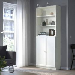 IKEA BILLY / OXBERG Bookcase with Doors 80x202x30c...