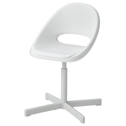 IKEA LOBERGET / SIBBEN Children's Desk Chair, Whit...