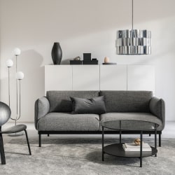 IKEA APPLARYD 2-seat Sofa, Lejde Grey/Black