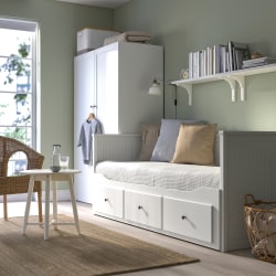 IKEA HEMNES Day-bed frame with 3 drawers 80x200cm ...