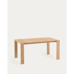 Kave Home Victoire Solid Teak Wood Dining Table, 2...