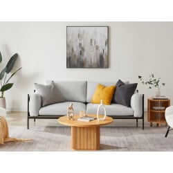 Lifely Nash 3 Seater Sofa, 79Wx208Lx81.5H cm, Dove...