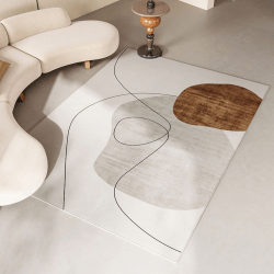 Linspire Rodin Rug, Geometric beige, 160x230cm