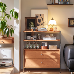 Linspire Zen Storage Rack with 2 Drawers and 2 She...