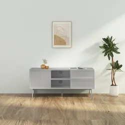 Loft Nora Entertainment Unit, 1.2m, Light Grey