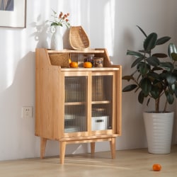 Solidwood Bailey Sideboard, 60x38x90CM, Oak