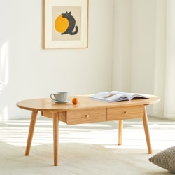 Solidwood Santa Rosa Coffee Table with 2 Drawers