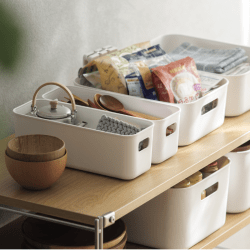ZenLife Storage Basket with Handle, Medium-Narrow,...