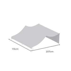 Boori Treehouse Kids Loft/Bunk Bed Tent Canopy, Cherry