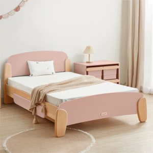 Boori Sunshine Kids King Single Bed Frame, Cherry and Almond