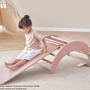 Boori Tidy Kids Pikler Climbing Arch, Cherry and Almond