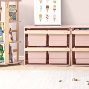 Boori Tidy Kids Toy Cabinet, Cherry and Almond