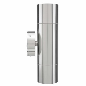 Brilliant SEAFORD Up/Down LED Wall Light, Brushed Chrome