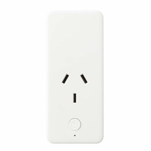 Brilliant CANNES Smart WiFi Single Plug with USB-A and USB-C Chargers, White