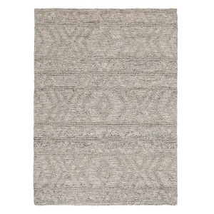 DreamWeaver Wave Scandinavian Rug, Lattice Ash, 200x290cm
