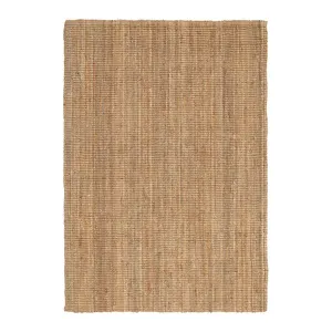 DreamWeaver Savannah Scandinavian Jute Rug, Natural, 160x230cm