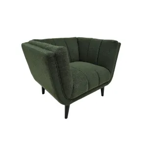 Hjem Design Tampa 1-Seater Sofa, Green