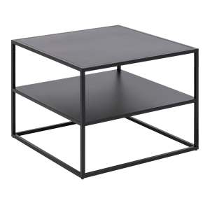 Hjem Design Newark Square Coffee Table with Shelf